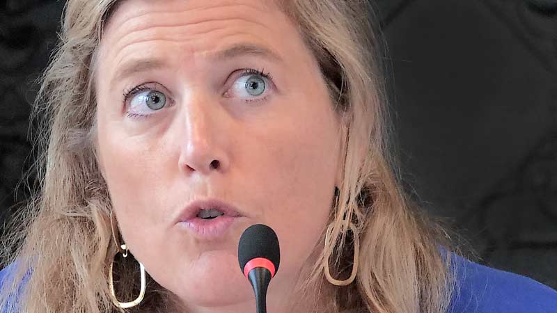 Voorzitser Annelies Verlinden
