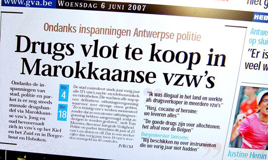Drugs vlot te koop in Antwerpse v.z.w.'s.
